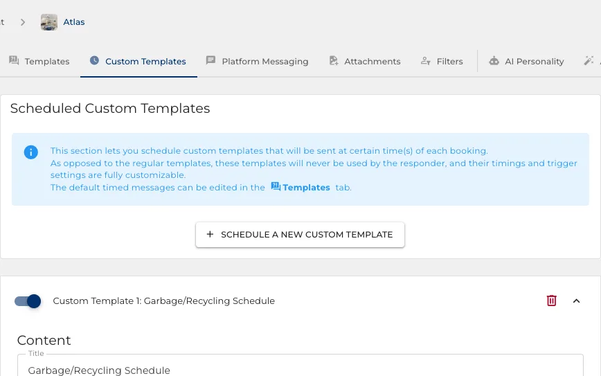 Messages on your own schedule