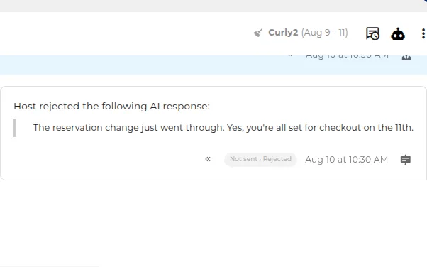 See rejected replies