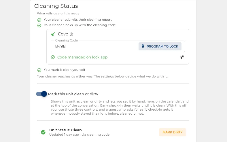 Audit and automate statuses from lock data