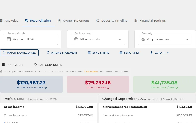 Bank statement import