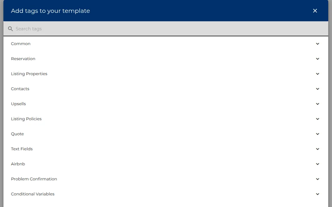 Reservation variables